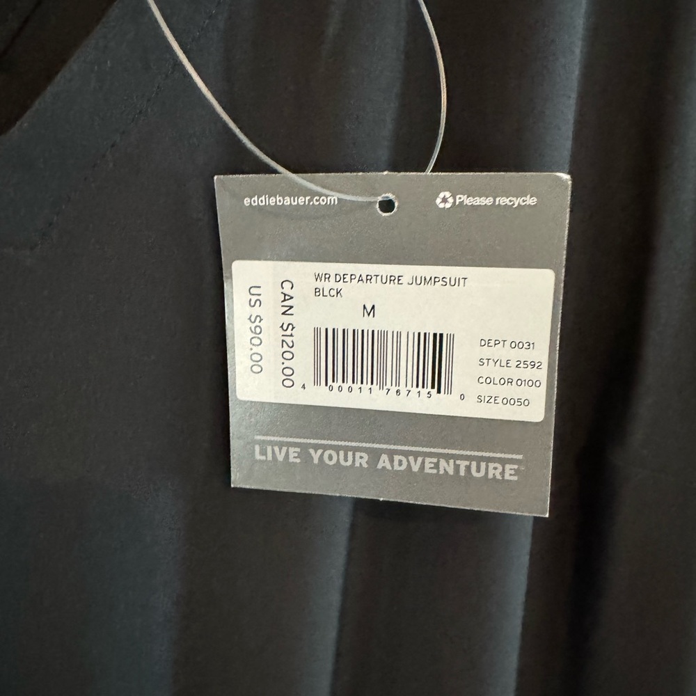 NWT Eddie Bauer Women’s Departure Jumpsuit - Size M - Picture 3 of 4